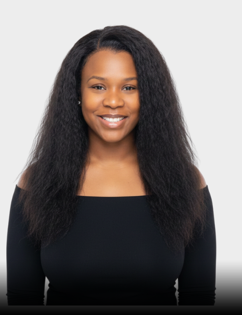 Kinky Straight Half Wig